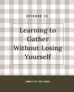 learning to gather without losing yourself