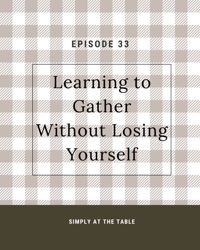 learning to gather without losing yourself
